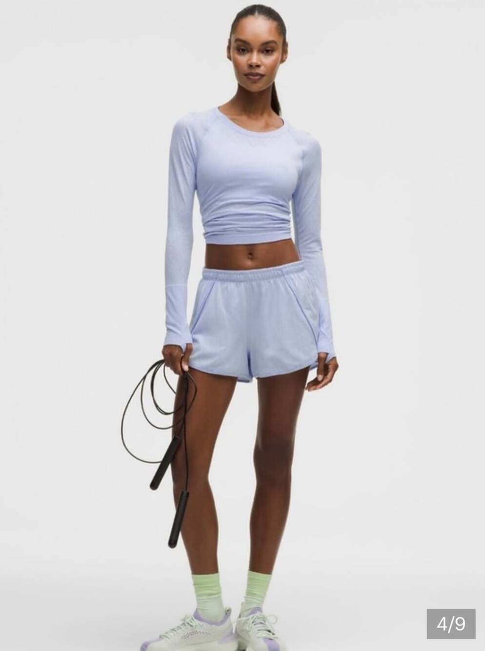 Lululemon Swiftly Mid-Rise Short 3" SRNB/SRNB Size 4